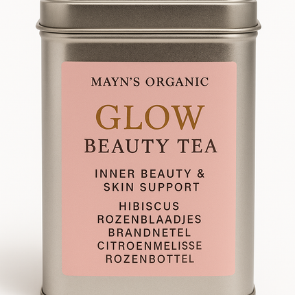🌸 Glow Beauty Tea – Inner Beauty & Skin Support **Gratis Sinaasappelschijfjes.**