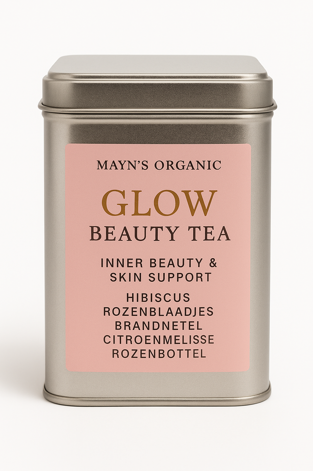 🌸 Glow Beauty Tea – Inner Beauty & Skin Support **Gratis Sinaasappelschijfjes.**