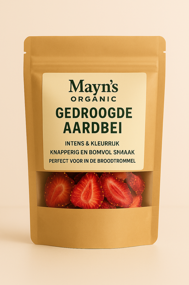 🍓 Mayn’s Organic Gedroogde Aardbei